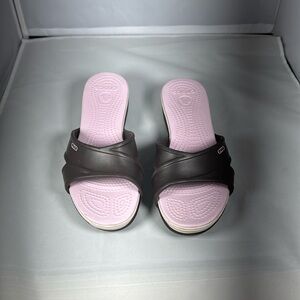 Crocs sandals size 9. Not worn, no box